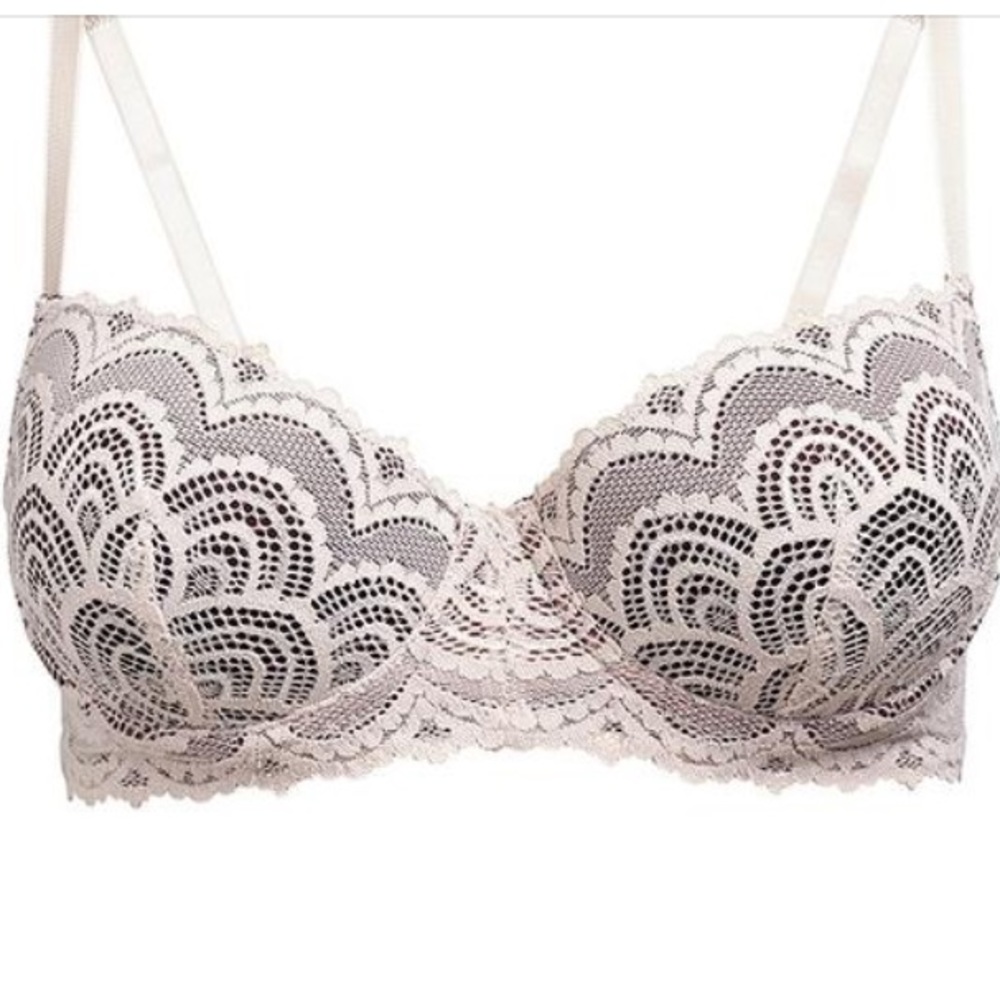 2 pack lace bra light padding